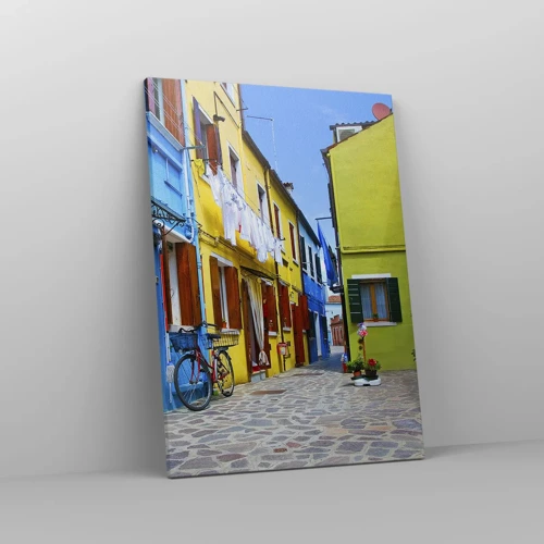 Canvas picture - Sweet, Pastel Alley  - 50x70 cm