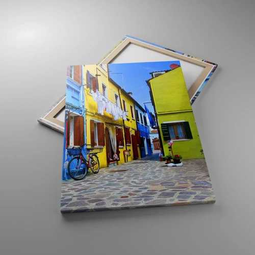 Canvas picture - Sweet, Pastel Alley  - 70x100 cm