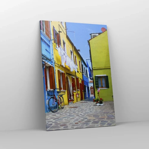 Canvas picture - Sweet, Pastel Alley  - 70x100 cm