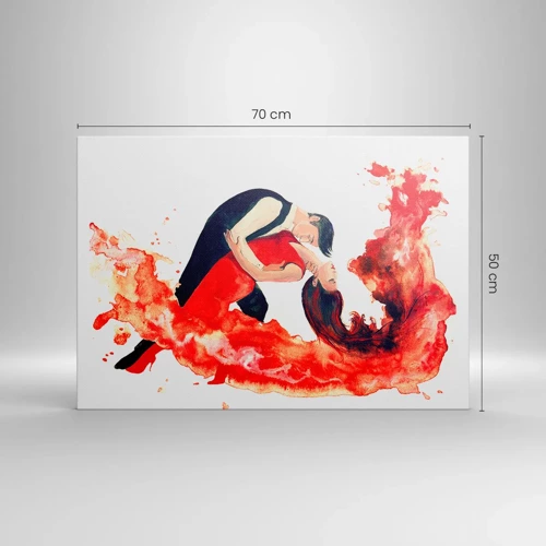 Canvas picture - Tango - Sensual Wave - 70x50 cm