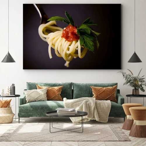 Canvas picture - Tasty Bite - 70x50 cm