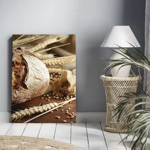 Canvas picture - Tasty, Fragrant, Crunchy - 50x70 cm