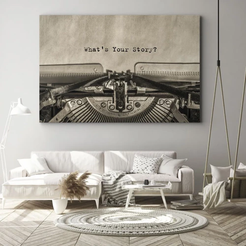 Canvas picture - Tell Me  - 70x50 cm