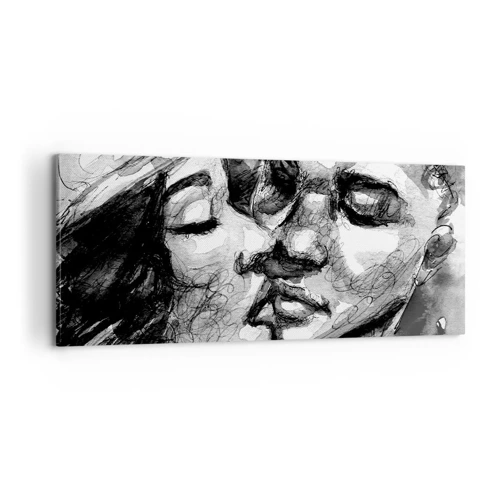 Canvas picture - Tender Moment - 100x40 cm