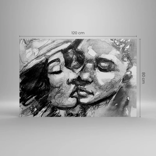 Canvas picture - Tender Moment - 120x80 cm