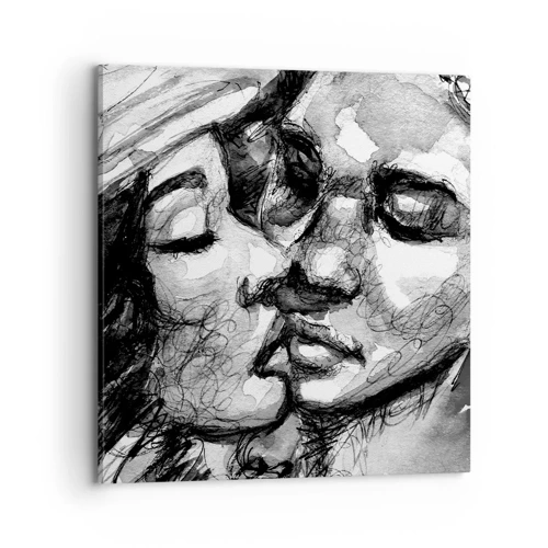 Canvas picture - Tender Moment - 70x70 cm