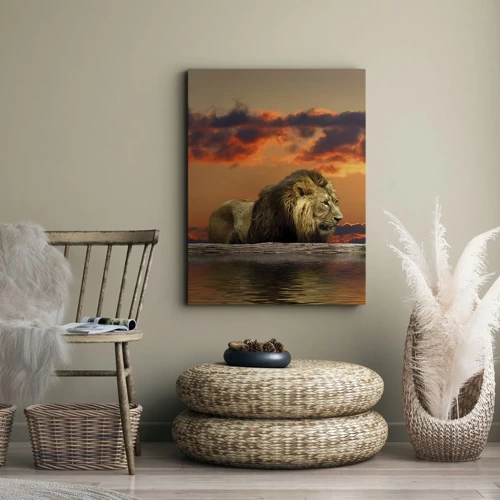 Canvas picture - The King of Nature - 55x100 cm