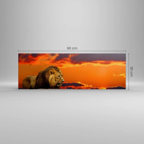 Canvas picture - The King of Nature - 90x30 cm