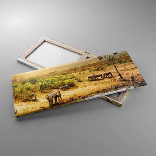 Canvas picture - There Is a River that Flows from Eden - 100x40 cm