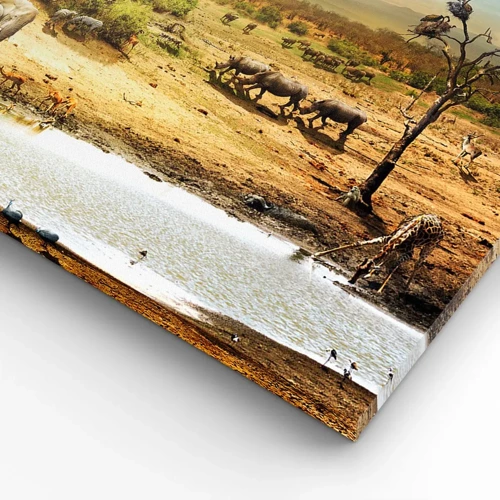 Canvas picture - There Is a River that Flows from Eden - 100x40 cm