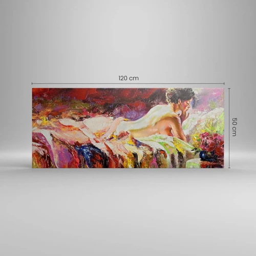 Canvas picture - Thoughtful Venus - 120x50 cm