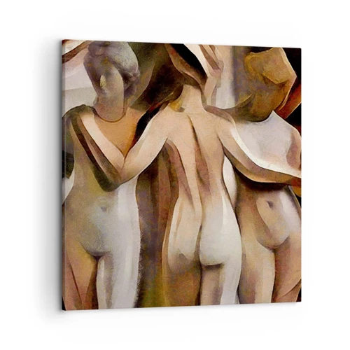 Canvas picture - Three Graces 2.0 - 50x50 cm