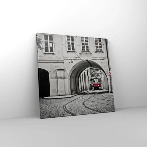 Canvas picture - Through City Labirynth - 40x40 cm