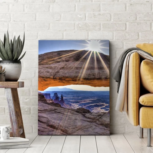 Canvas picture - Through Rocky Gate - 70x100 cm