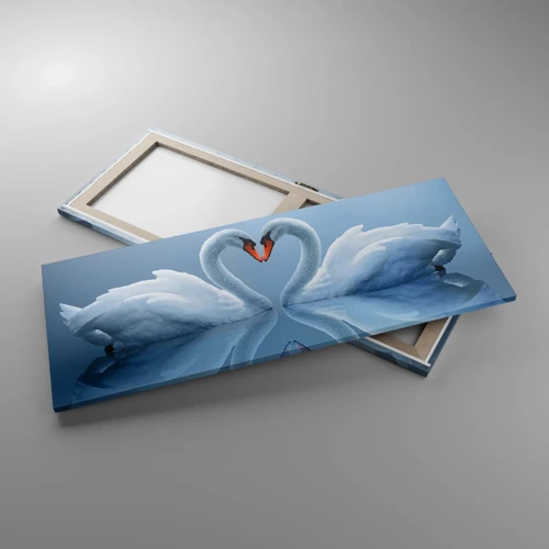 Canvas picture - Time for Love - 100x40 cm