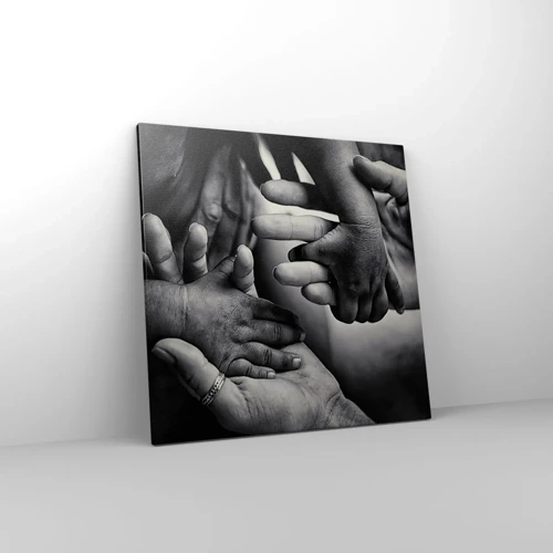 Canvas picture - To be a Man - 60x60 cm