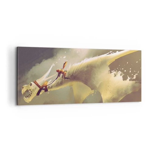 Canvas picture - To the Rescue of the World - 100x40 cm