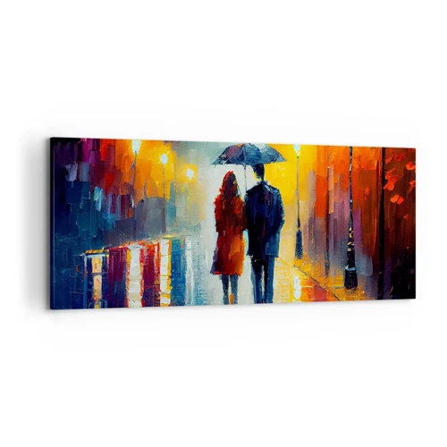 Canvas picture - Together - Colourful Night - 120x50 cm