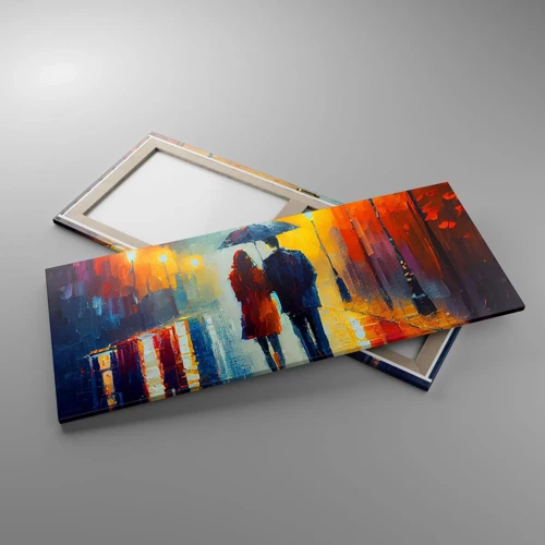 Canvas picture - Together - Colourful Night - 120x50 cm