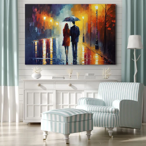 Canvas picture - Together - Colourful Night - 120x80 cm