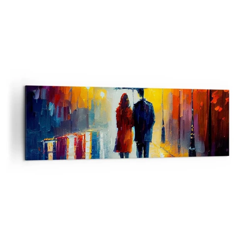 Canvas picture - Together - Colourful Night - 160x50 cm