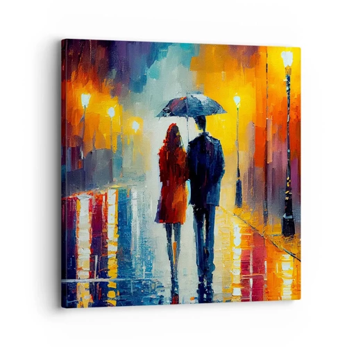 Canvas picture - Together - Colourful Night - 30x30 cm