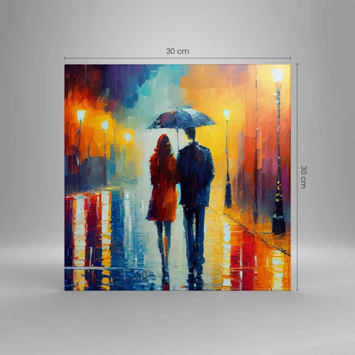 Canvas picture - Together - Colourful Night - 30x30 cm