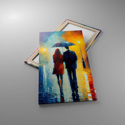 Canvas picture - Together - Colourful Night - 55x100 cm