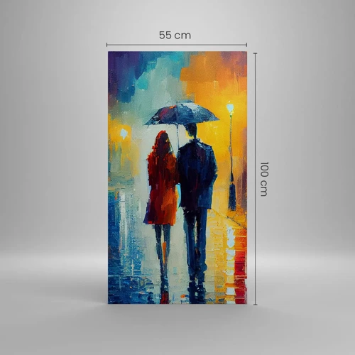 Canvas picture - Together - Colourful Night - 55x100 cm