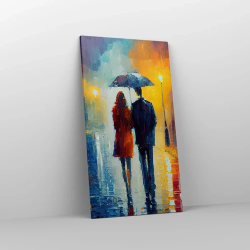 Canvas picture - Together - Colourful Night - 55x100 cm