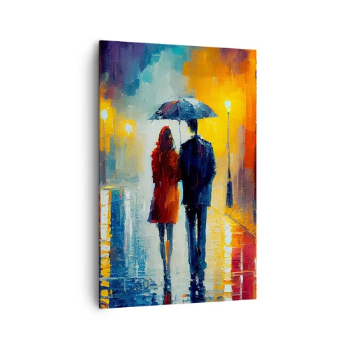 Canvas picture - Together - Colourful Night - 80x120 cm