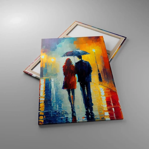 Canvas picture - Together - Colourful Night - 80x120 cm