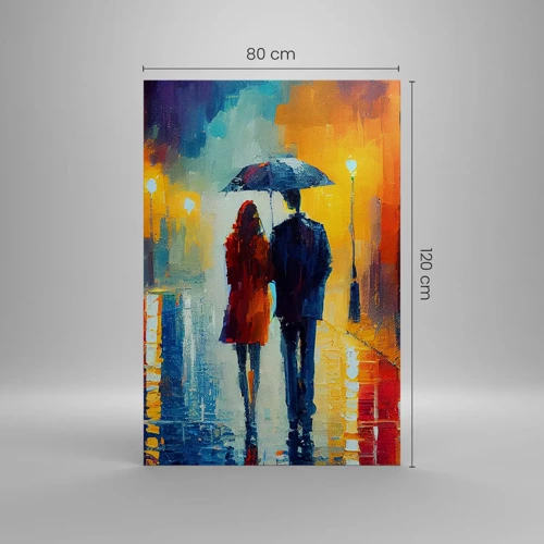 Canvas picture - Together - Colourful Night - 80x120 cm