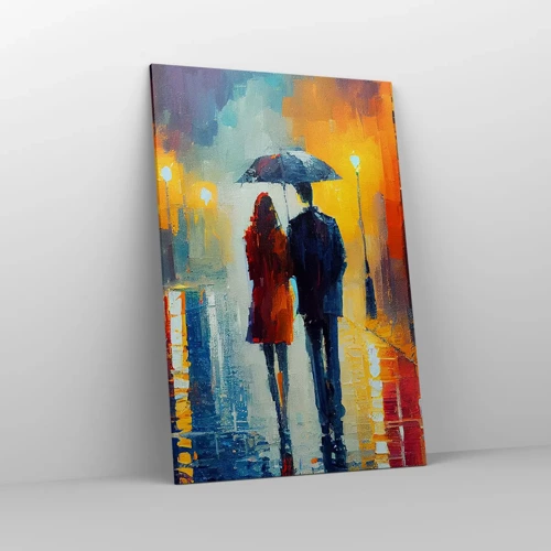 Canvas picture - Together - Colourful Night - 80x120 cm