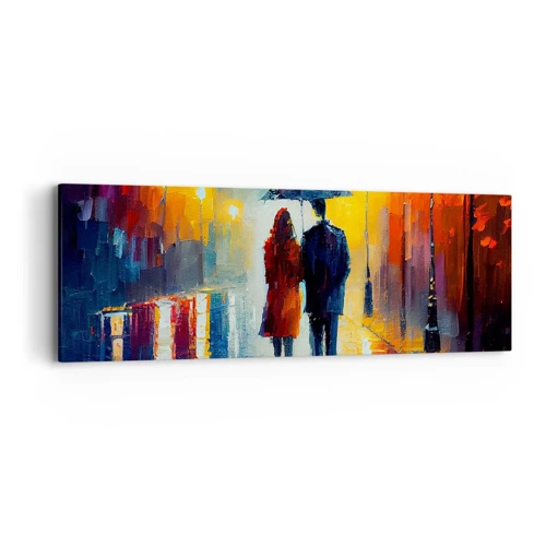 Canvas picture - Together - Colourful Night - 90x30 cm