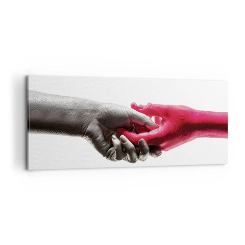 Canvas picture - Together, although Different - 100x40 cm