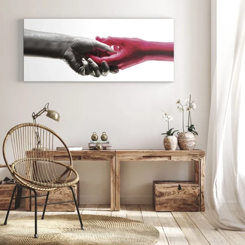 Canvas picture - Together, although Different - 120x50 cm