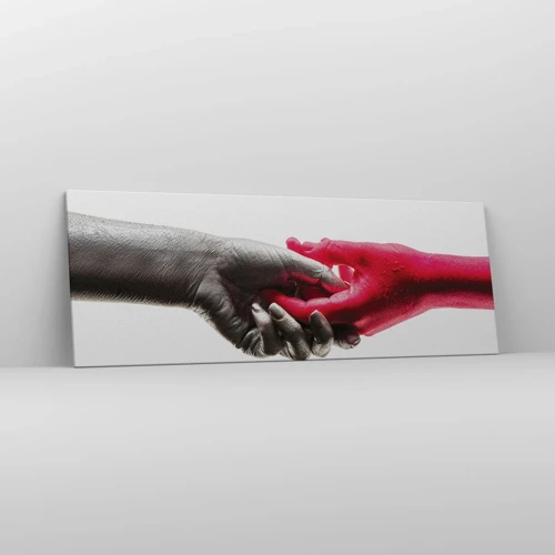 Canvas picture - Together, although Different - 140x50 cm