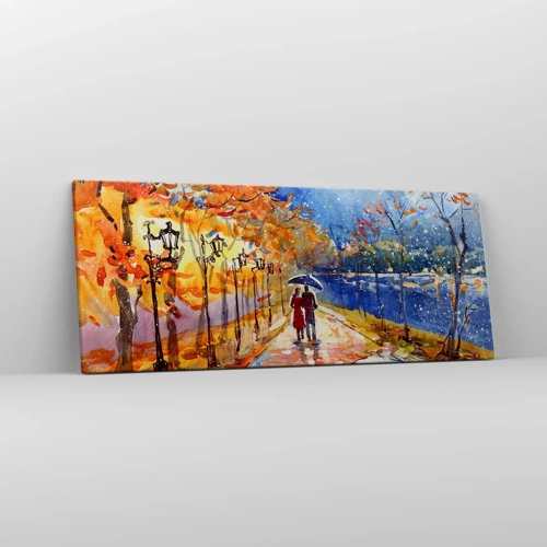 Canvas picture - Together to the Limit of Time  - 100x40 cm