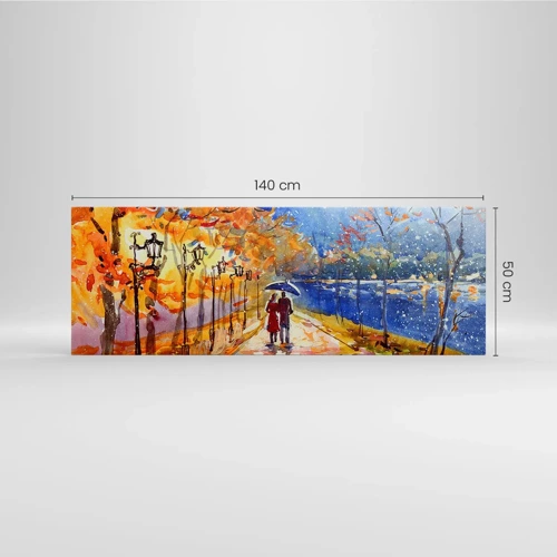 Canvas picture - Together to the Limit of Time  - 140x50 cm