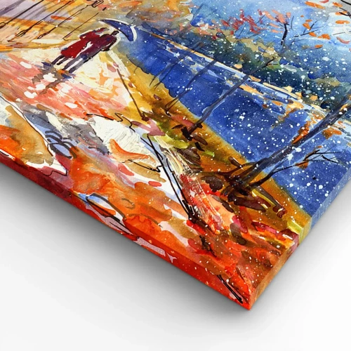 Canvas picture - Together to the Limit of Time  - 90x30 cm