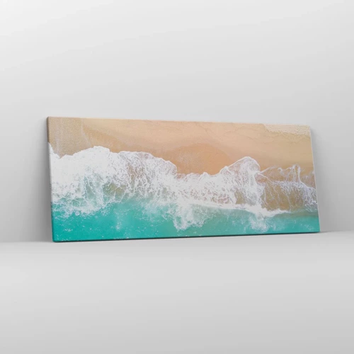 Canvas picture - Touch Full of Caress - 100x40 cm