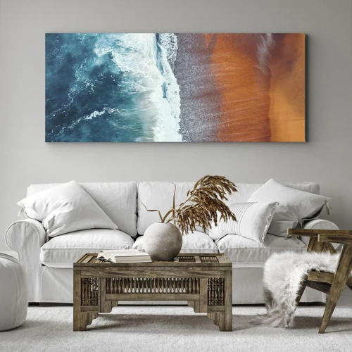 Canvas picture - Touch of the Ocean - 100x40 cm