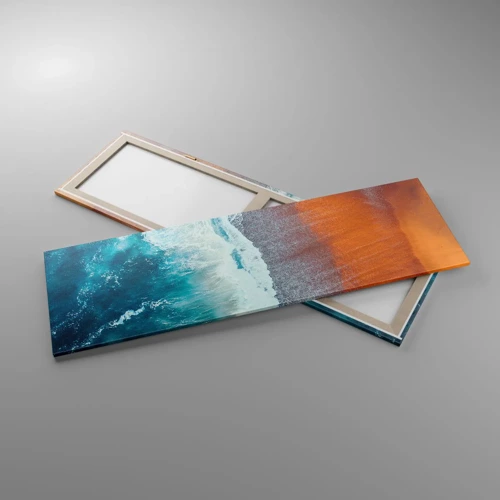 Canvas picture - Touch of the Ocean - 160x50 cm