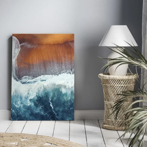 Canvas picture - Touch of the Ocean - 50x70 cm