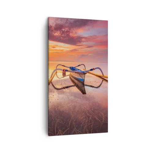 Canvas picture - Tranquility of Tropical Evening - 45x80 cm