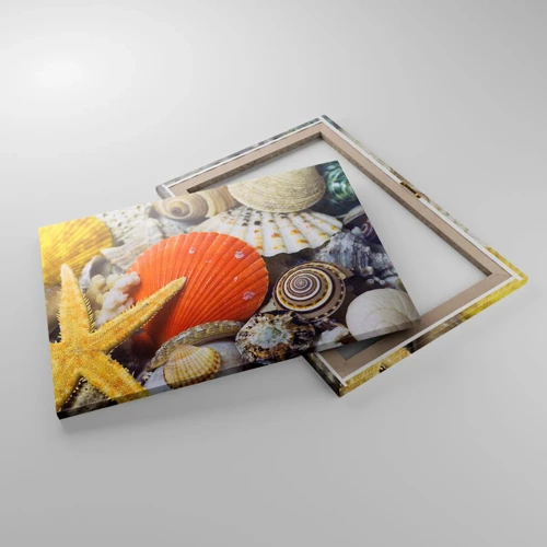Canvas picture - Treasures of the Ocean - 70x50 cm