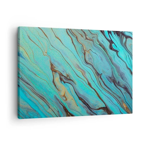 Canvas picture - Turquoise Tide - 70x50 cm