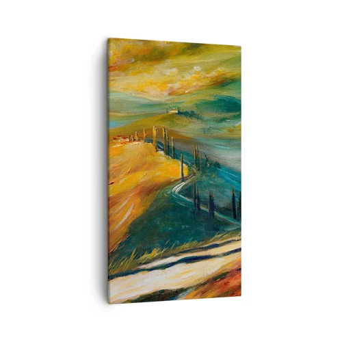 Canvas picture - Tuscan Landscape - 45x80 cm