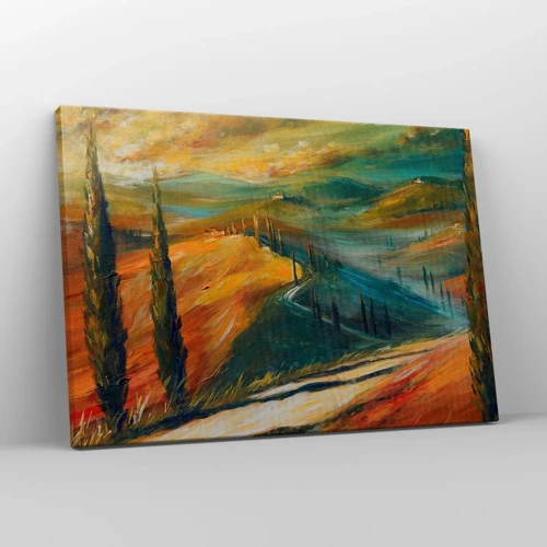 Canvas picture - Tuscan Landscape - 70x50 cm